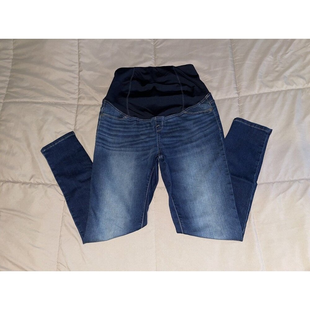 Women’s Maternity Isabel Jeans 6/28R, Stretch Denim, Over The Belly